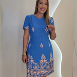 Vestido Penélope Azul Royal